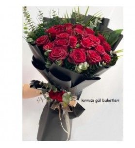 20 Kırmızı Gül Buketi