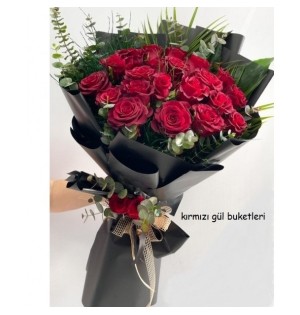 20 Kırmızı Gül Buketi