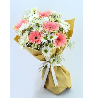 Papatya Ve Gerbera Buketi