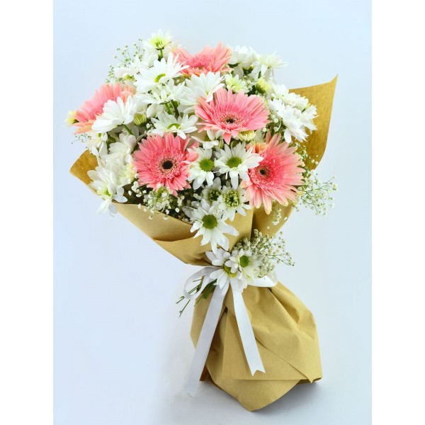 Papatya Ve Gerbera Buketi